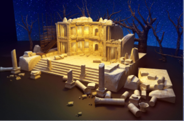 2012级戏剧影视美术设计专业王霞——舞台美术设计作品《悲惨世界》